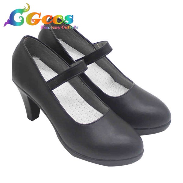 画像2: 黒執事 コスプレ靴 シエル・ファントムハイヴ アリス コスプレブーツ コスプレ衣装 (2)