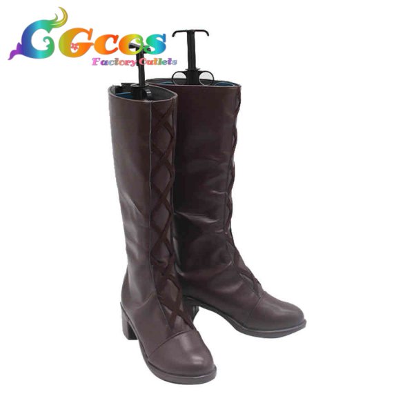 画像2: IdentityV 第五人格 コスプレ靴 記者(アリス・デロス) 初期衣装 コスプレブーツ コスプレ衣装 (2)