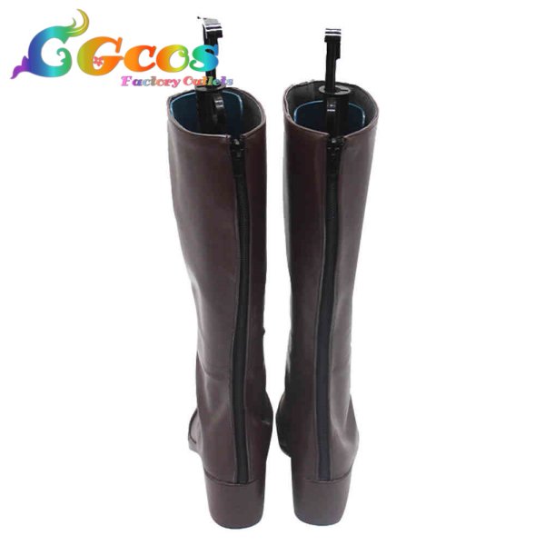 画像3: IdentityV 第五人格 コスプレ靴 記者(アリス・デロス) 初期衣装 コスプレブーツ コスプレ衣装 (3)