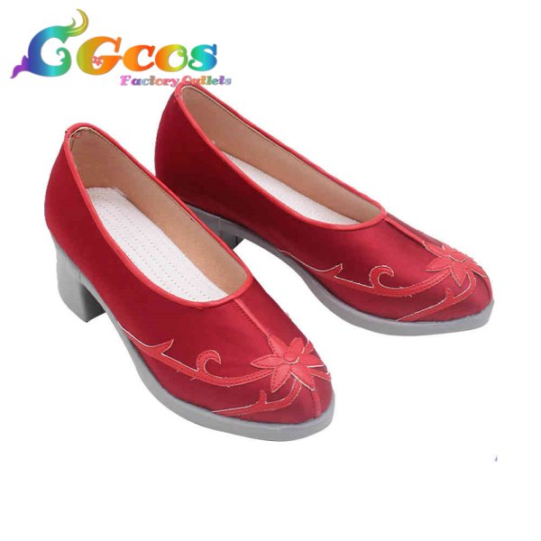 画像2: IdentityV 第五人格 コスプレ靴 昆虫学者(メリー・プリニウス) 箜篌 コスプレブーツ コスプレ衣装 (2)