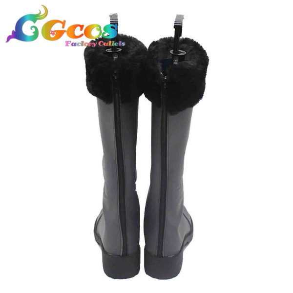 画像2: バーチャルYouTuber コスプレ靴 VTuber 葛葉(くずは) 冬服 コスプレブーツ コスプレ衣装 (2)