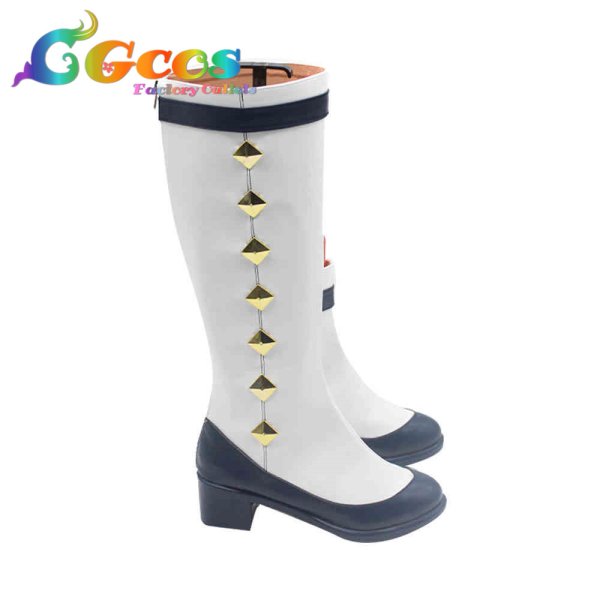 画像2: ウマ娘プリティーダービー コスプレ靴 カルストンライトオ 勝負服 コスプレブーツ コスプレ衣装 (2)