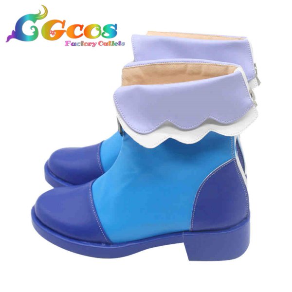 画像3: ふしぎ星の☆ふたご姫 Gyu! コスプレ靴 レイン コスプレブーツ コスプレ衣装 (3)