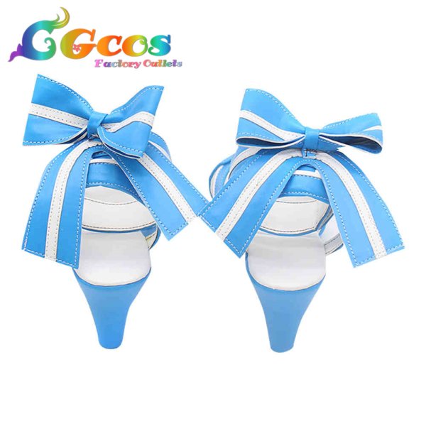 画像2: アイドルマスター ミリオンライブ! コスプレ靴 星井美希 水着 コスプレブーツ コスプレ衣装 (2)