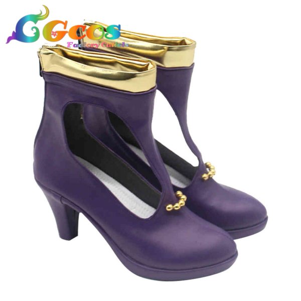 画像2: ONE PIECE(ワンピース) コスプレ靴 ニコ・ロビン 15th コスプレブーツ コスプレ衣装 (2)