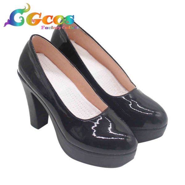 画像3: バーチャルYouTuber コスプレ靴 VTuber 宝鐘マリン 社長服 コスプレブーツ コスプレ衣装 (3)