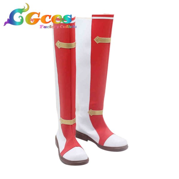 画像3: ファイアーエムブレム 封印の剣 コスプレ靴 リリーナ コスプレブーツ コスプレ衣装 (3)