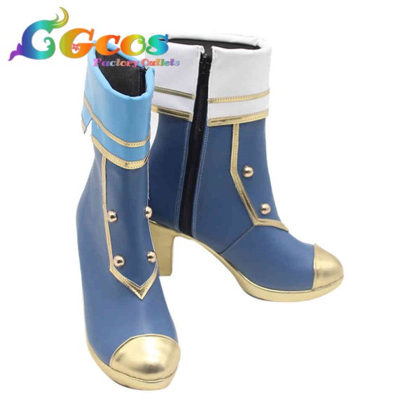 画像3: バーチャルYouTuber コスプレ靴 VTuber リゼ・ヘルエスタ 5th Anniversary コスプレブーツ コスプレ衣装 (3)