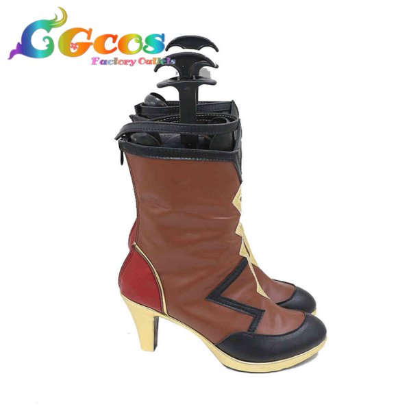 画像2: 崩壊3rd コスプレ靴 エデン 黄金・光耀の歌 火を追う十三英傑 コスプレブーツ コスプレ衣装 (2)