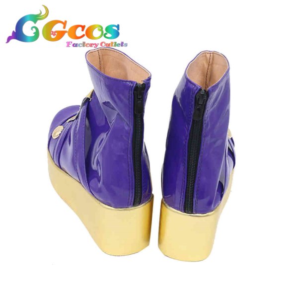 画像3: ザ・キング・オブ・ファイターズ コスプレ靴 クーラ・ダイアモンド コスプレブーツ コスプレ衣装 (3)