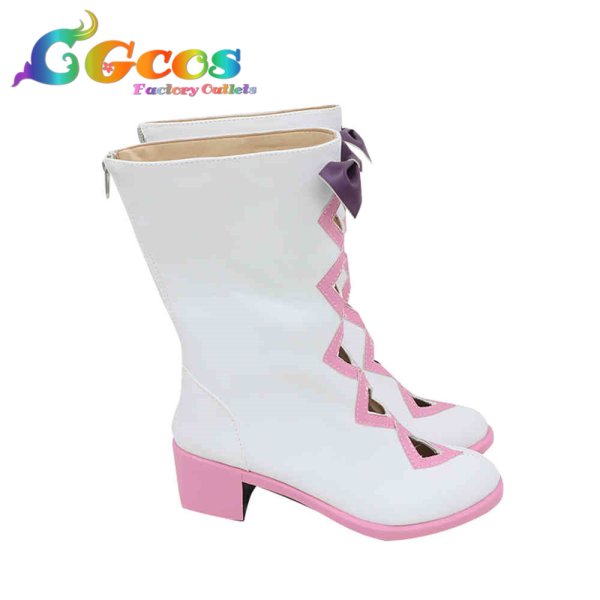 画像2: サノバウィッチ コスプレ靴 椎葉紬 コスプレブーツ コスプレ衣装 (2)