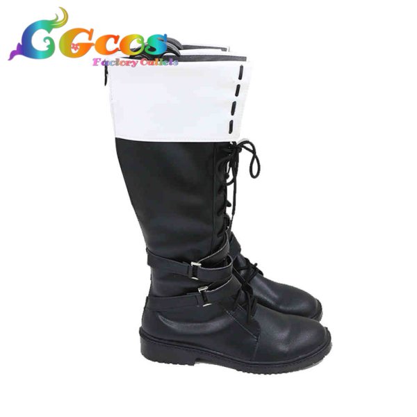 画像2: アークナイツ コスプレ靴 血掟テキサス コスプレブーツ コスプレ衣装 (2)