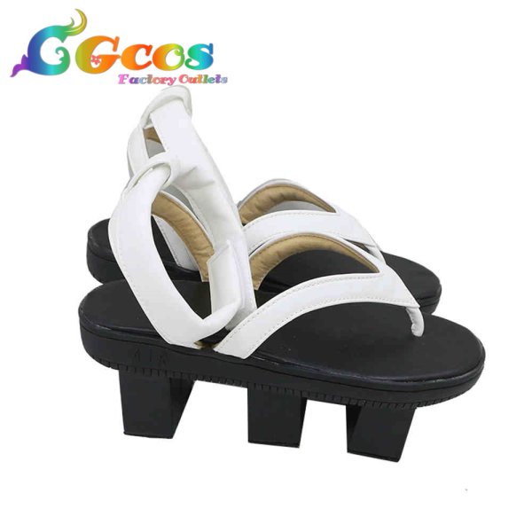 画像3: 鬼滅の刃 コスプレ靴 堕姫 (だき) コスプレブーツ コスプレ衣装 (3)