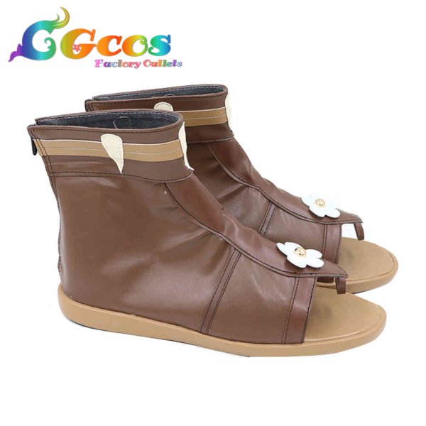 画像2: モンスターハンターストーリーズ2 〜破滅の翼〜 コスプレ靴 主人公 コスプレブーツ コスプレ衣装 (2)