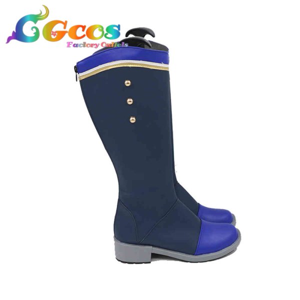 画像2: プロジェクトセカイ カラフルステージ! feat. 初音ミク コスプレ靴 天馬司 スターリング・ショウタイム コスプレブーツ コスプレ衣装 (2)