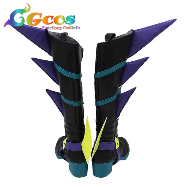 画像2: 初音ミク コスプレ靴 ドラゴン ポケモンコラボ コスプレブーツ コスプレ衣装 (2)