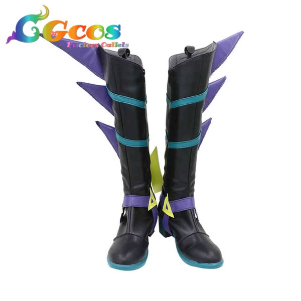 画像3: 初音ミク コスプレ靴 ドラゴン ポケモンコラボ コスプレブーツ コスプレ衣装 (3)