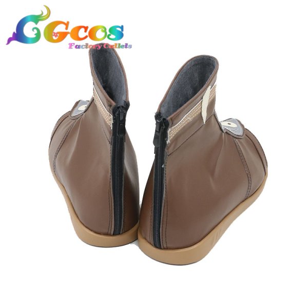 画像3: モンスターハンターストーリーズ2 〜破滅の翼〜　コスプレ靴　主人公　コスプレブーツ　コスプレ衣装 (3)