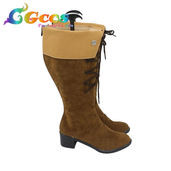 画像2: ファイアーエムブレムif　コスプレ靴　ベロア　コスプレブーツ　コスプレ衣装 (2)