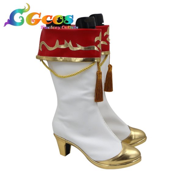 画像2: ウマ娘プリティーダービー　コスプレ靴　キタサンブラック　正月　コスプレブーツ　コスプレ衣装 (2)