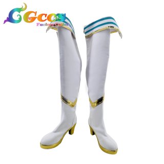 ウマ娘プリティーダービー シーザリオ 勝負服 コスプレ靴 コスプレブーツ