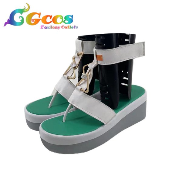 画像2: アークナイツ　コスプレ靴　パピルス(Papyrus)　コスプレブーツ　コスプレ衣装 (2)