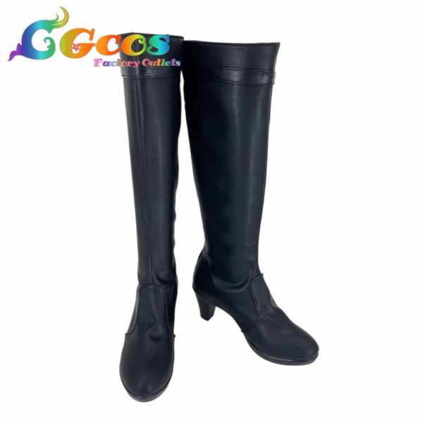 画像2: ペルソナ3　コスプレ靴　桐条美鶴　コスプレブーツ　コスプレ衣装 (2)