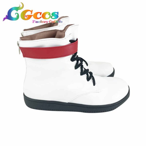 画像2: バーチャルYouTuber　コスプレ靴　VTuber　火威青　コスプレブーツ　コスプレ衣装 (2)