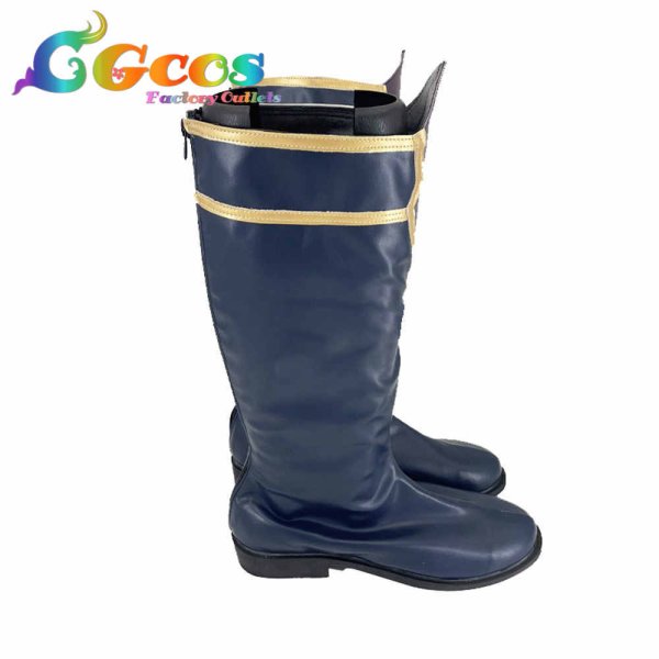 画像2: ループ7回目の悪役令嬢は、元敵国で自由気ままな花嫁生活を満喫する　コスプレ靴　アルノルト・ハイン　コスプレブーツ　コスプレ衣装 (2)