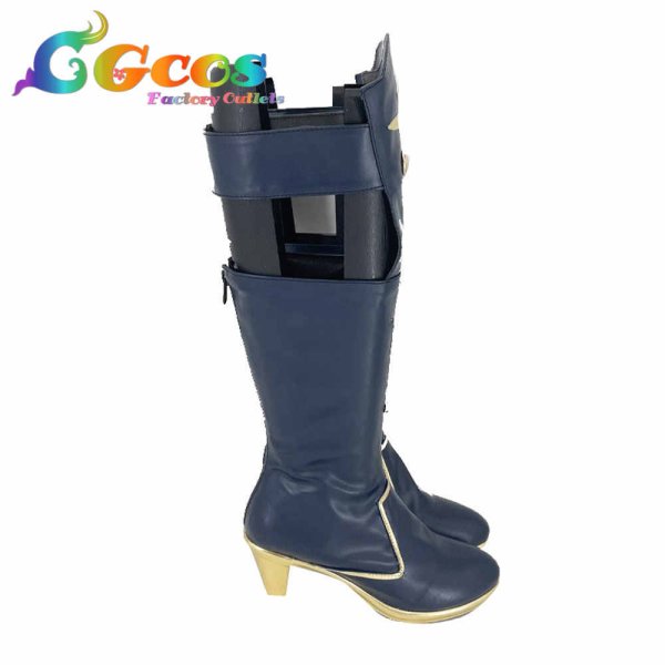 画像2: バーチャルYouTuber コスプレ靴 VTuber フレン・E・ルスタリオ 5th Anniversary SYMPHONIA コスプレブーツ コスプレ衣装 (2)