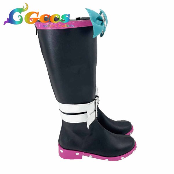 画像2: キラッとプリ☆チャン　コスプレ靴　緑川さら　コスプレブーツ　コスプレ衣装 (2)