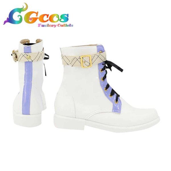 画像2: アイドルマスター ミリオンライブ！　コスプレ靴　周防桃子　6周年　コスプレブーツ　コスプレ衣装 (2)