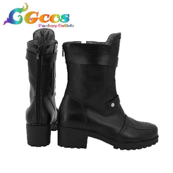 画像2: バーチャルYouTuber　コスプレ靴　VTuber　不破湊　ROF-MAO（ろふまお）　コスプレブーツ　コスプレ衣装 (2)