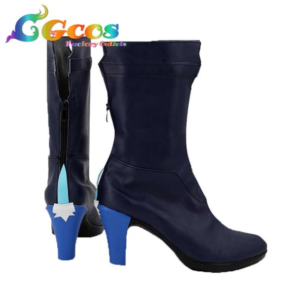 画像2: 崩壊3rd　コスプレ靴　律者キアナ　霜雪の女帝　コスプレブーツ　コスプレ衣装 (2)