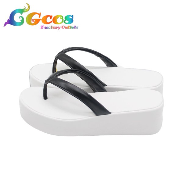 画像2: るろうに剣心　コスプレ靴　神谷薫　コスプレブーツ　コスプレ衣装 (2)