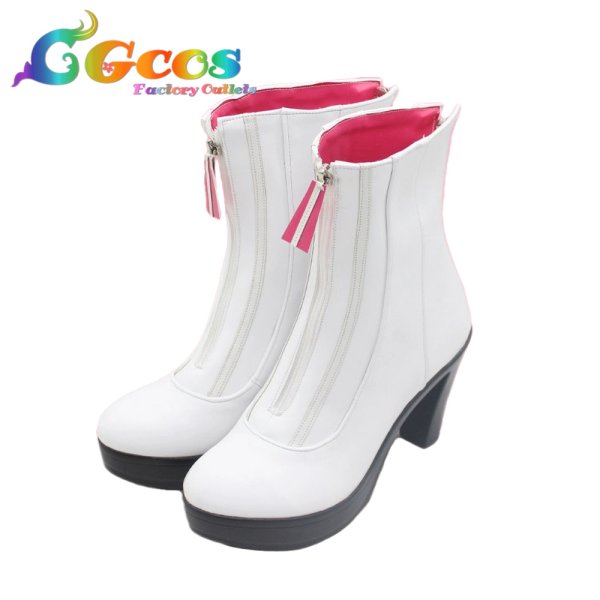 画像4: バーチャルYouTuber　コスプレ靴　Vtuber　Raora Panthera (ラオーラ・パンテーラ)　コスプレブーツ　コスプレ衣装 (4)