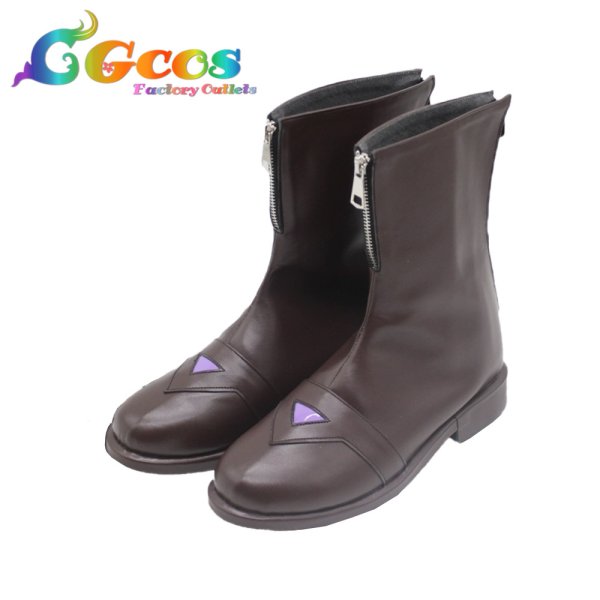 画像2: アークナイツ　コスプレ靴　ポンシラス　夜風の中での休息　コスプレブーツ　コスプレ衣装 (2)