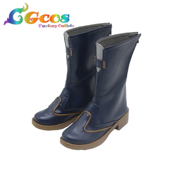 画像2: バーチャルYouTuber　コスプレ靴　VTuber　加賀美ハヤト　5th Anniversary　コスプレブーツ　コスプレ衣装 (2)