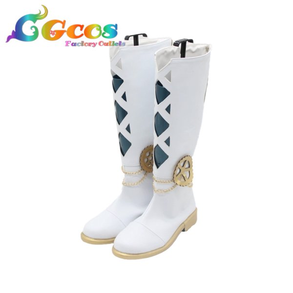 画像2: プロジェクトセカイ カラフルステージ！ feat. 初音ミク　コスプレ靴　KAITO　Trail of Butterflies　コスプレブーツ　コスプレ衣装 (2)