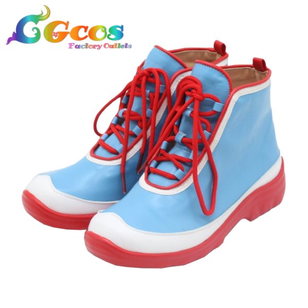 画像2: ラブプラス　コスプレ靴　小早川凛子　コスプレブーツ　コスプレ衣装 (2)