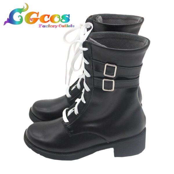 画像3: バーチャルYouTuber　コスプレ靴　VTuber　さくらみこ　おめかしデート服　生誕祭　コスプレブーツ　コスプレ衣装 (3)