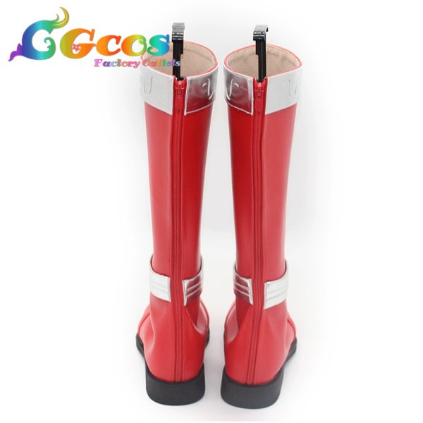 画像4: 魔進戦隊キラメイジャー　コスプレ靴　熱田充瑠　キラメイレッド　コスプレブーツ　コスプレ衣装 (4)