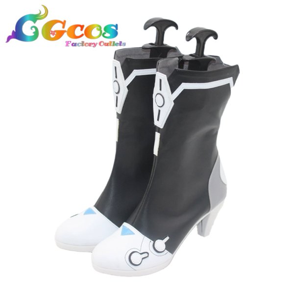 画像2: 崩壊3rd　コスプレ靴　グレーシュ　宙旅・絵星の巻　コスプレブーツ　コスプレ衣装 (2)