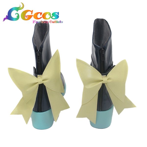 画像5: バーチャルYouTuber　コスプレ靴　VTuber　風真いろは　ブライト衣装　コスプレブーツ　コスプレ衣装 (5)