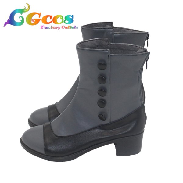 画像4: SPY×FAMILY(スパイファミリー) コスプレ靴 フィオナ・フロスト コスプレブーツ コスプレ衣装 (4)