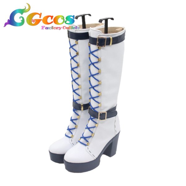 画像2: バーチャルYouTuber コスプレ靴 VTuber 常闇トワ Break your ×××衣装 コスプレブーツ コスプレ衣装 (2)