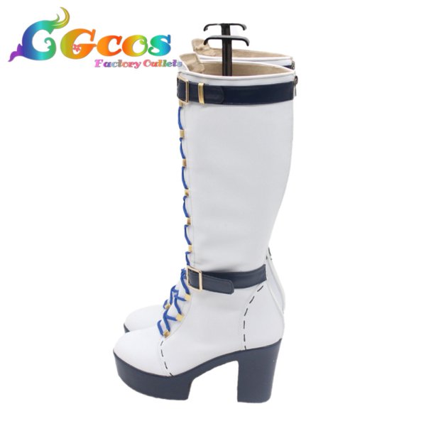 画像4: バーチャルYouTuber コスプレ靴 VTuber 常闇トワ Break your ×××衣装 コスプレブーツ コスプレ衣装 (4)