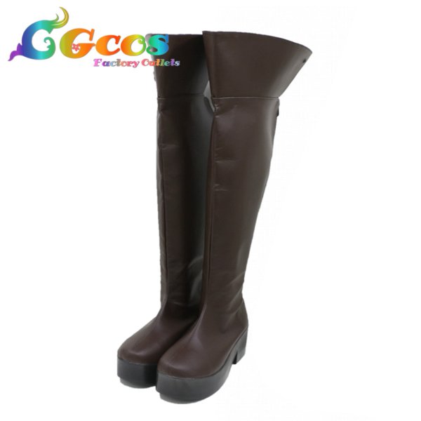 画像2: 進撃の巨人 コスプレ靴 ミカサ・アッカーマン 特別夜戦機動兵 コスプレブーツ コスプレ衣装 (2)