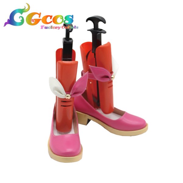 画像3: プロジェクトセカイ カラフルステージ! feat. 初音ミク コスプレ靴 鳳えむ ワンダーランズ×ショウタイム コスプレブーツ コスプレ衣装 (3)