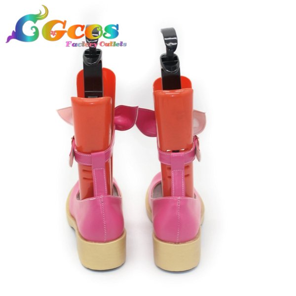 画像5: プロジェクトセカイ カラフルステージ! feat. 初音ミク コスプレ靴 鳳えむ ワンダーランズ×ショウタイム コスプレブーツ コスプレ衣装 (5)